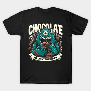 Chocolate Addict Therapy Monster T-Shirt